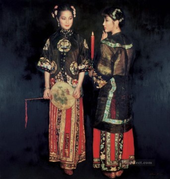 chicas chinas Painting - Luna en XiXiang 1994 Chica china Chen Yifei